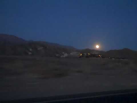 Moon Rise Over Death Valley