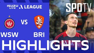 a League Western Sydney Wanderers Vs Brisbane Roar  Hl  Mw8 A League 202526