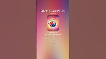 Thumbnail of Get Off Your Bum 80s Funk Revival,