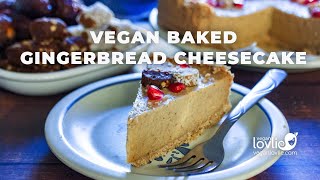 [ENG] Vegan Baked Gingerbread Cheesecake | Nut-free and gluten-free recipe by Veganlovlie - Vegan Fusion-Mauritian Recipes 3,534 views 1 year ago 8 minutes, 14 seconds