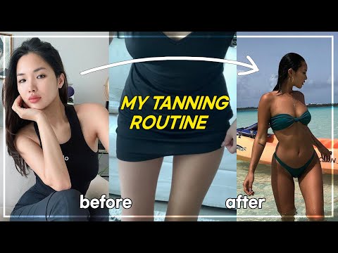 ✨My self tanning routine, Skincare, cabbage juice | Chailee Son #cocoandeve