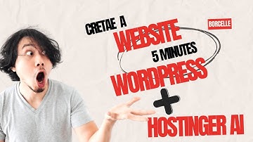 How to Create a Website  5 MINUTES With WordPress + Hostinger AI Assistant Plugin