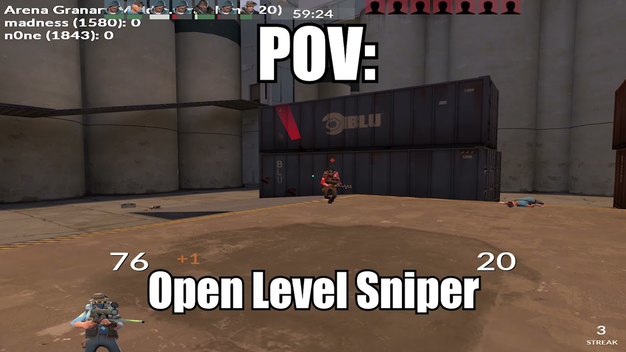 [TF2] The mge Sniper experience in 30 seconds - YouTube