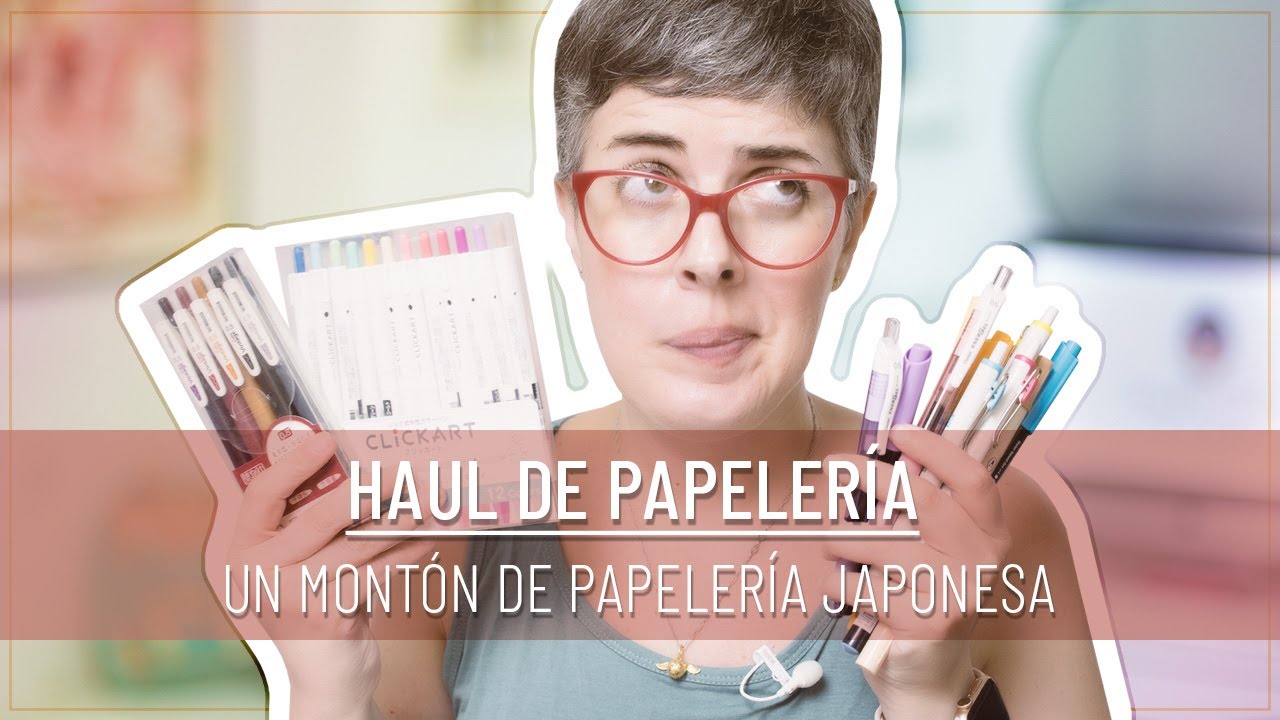 HAUL DE PAPELERÍA | Papelería JAPONESA de diferentes tiendas | Un montón de ROTULADORES PINCEL