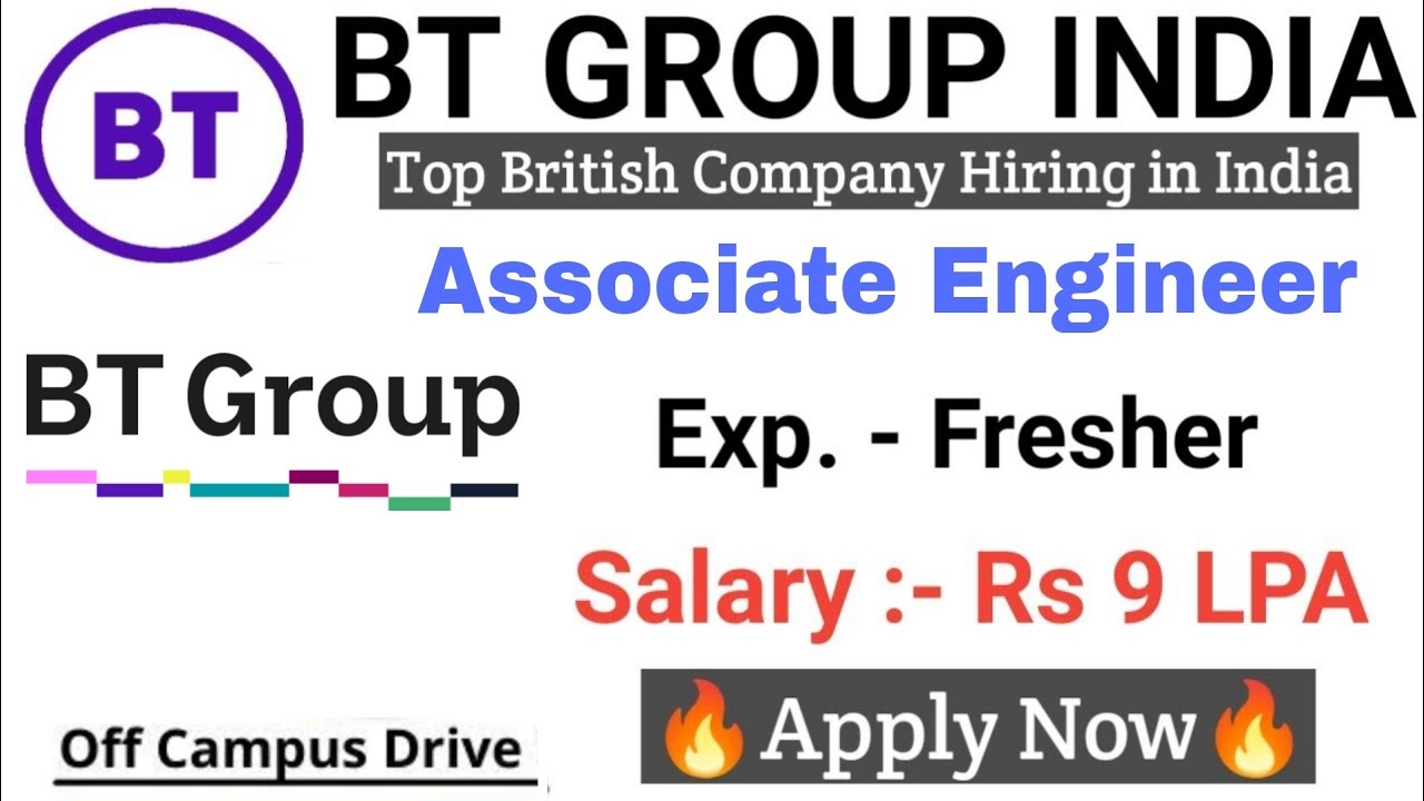 BT Off Campus Drive 2023 | Bulk Hiring for Fresher | Software Engineers | Apply Now 