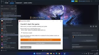 How TO Fix ELDEN RING NIGHTREIGN Launch Error (30005) (CreateFile Failed With 32)