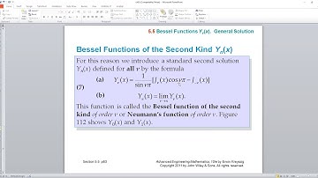 Bessel Function of the Second Kind