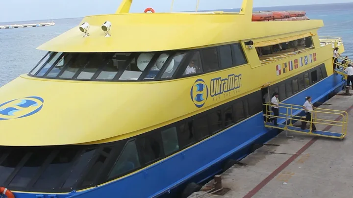 Ultramar Ferry Docks in Cozumel, Mexico