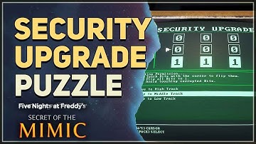 Security Upgrade Puzzle Five Nights at Freddy