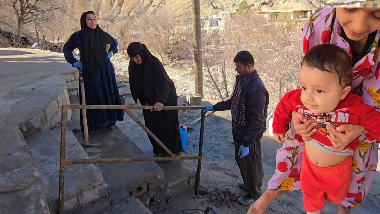 Installation of an auxiliary staircase for grandparents by Atabek
