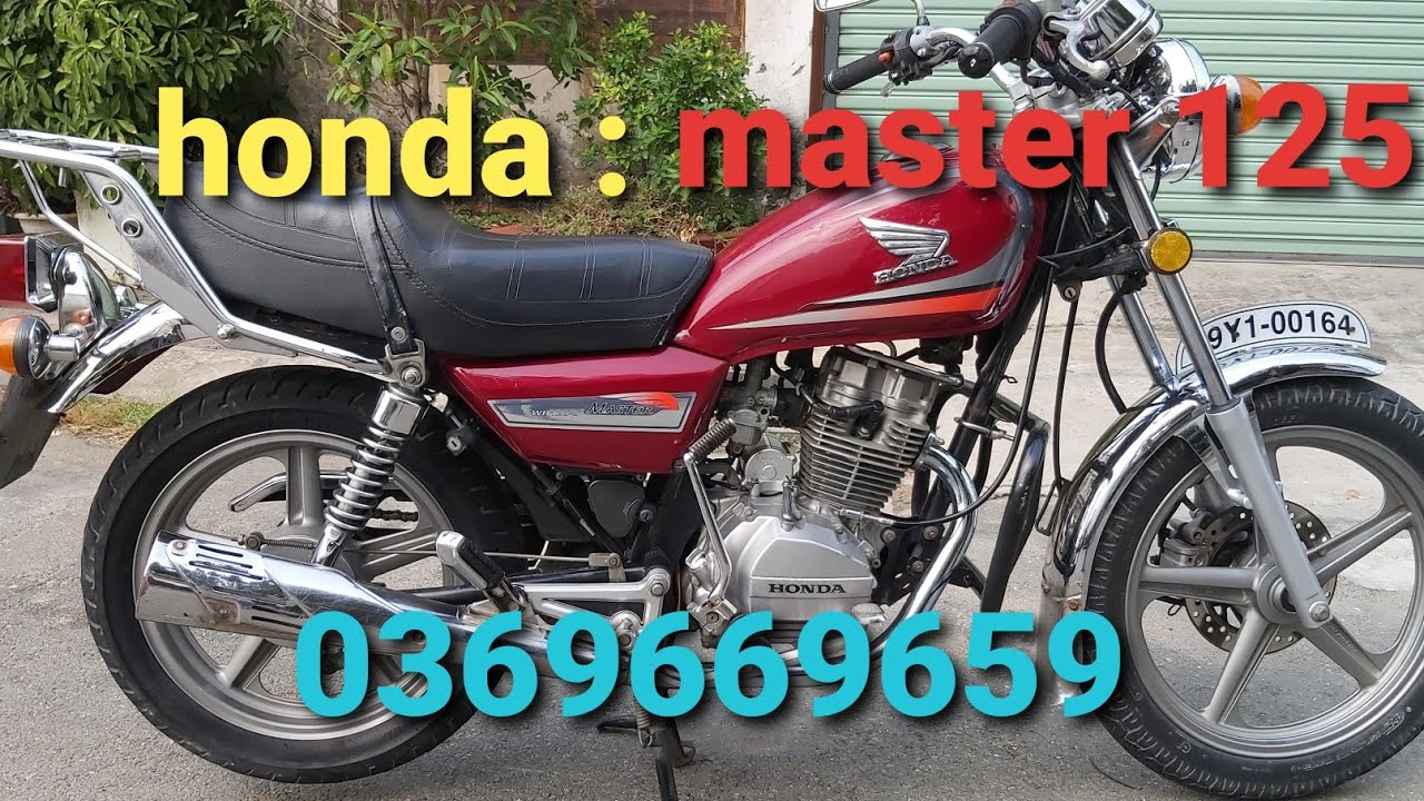 Moto honda master 125cc xe rin đẹp .0369669659 - YouTube