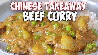 Chinese Takeaway Beef Curry  How to make Takeaway Chinese Beef Curry at home