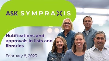 Notifications and approvals in lists and libraries