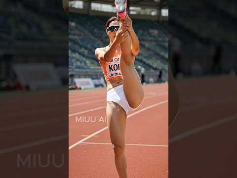 세계1위?🏅미녀 육상선수 몸풀기 🏅 최고의 테크니컬 #육상선수 #피겨#beauty #볼트 #여자모델#배구선수#댄스 #아이돌 #figu