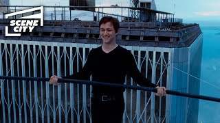 The Twin Tower Wire Walk The Walk Joseph Gordon-Levitt, Charlotte Le Bon, Ben Schwartz