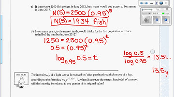 Lesson 4.3 Exponential Growth and Decay