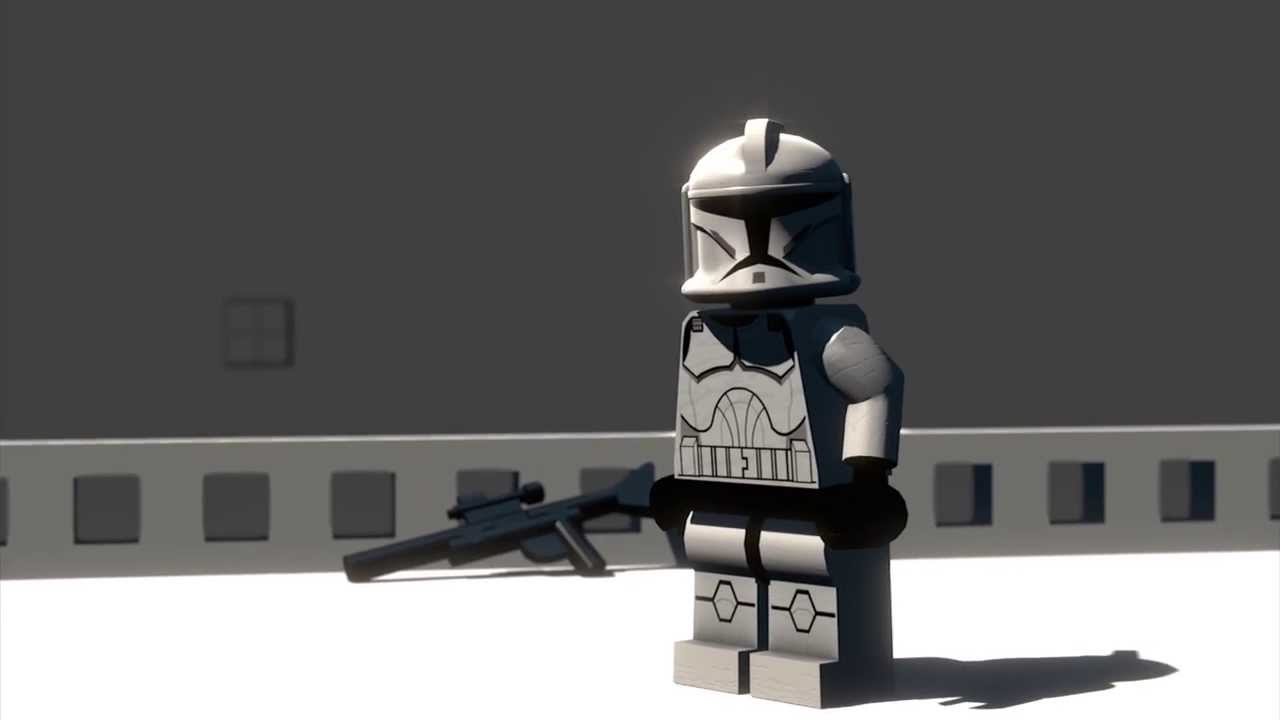 Blender Lego Star Wars CGI Test - YouTube