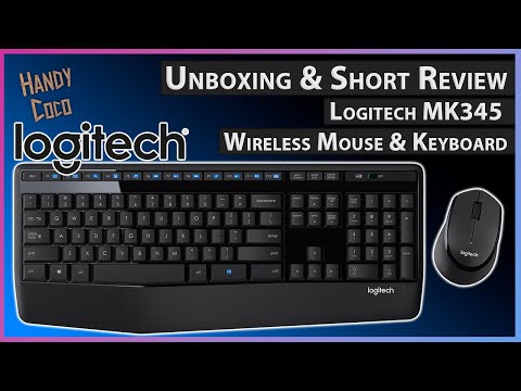 Unboxing & Short Review of Logitech MK345 Budget Wireless Keyboard & Mouse