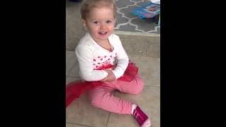 Ava Happy With Her Babbles 12-27-14