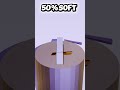 0%Soft Vs 100% Soft: Blender Soft Body Simulation Video #blender #simulation #short