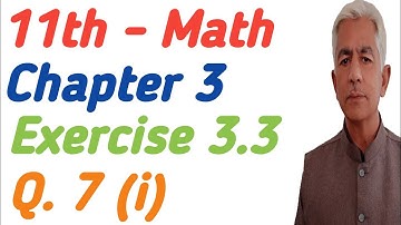 math 11 chapter 3 | exercise 3.3 q. 7(i)  @KhalidMehmood-sp2ql