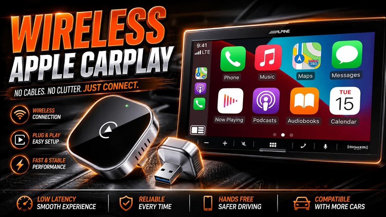 Cheap/Easy Wireless Apple CarPlay. - YouTube