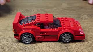 Lego 75890 Ferrari F40 Competizione assembly by MiklÓs Bánáti LEGO retro cube 203 views 10 days ago 4 minutes, 18 seconds