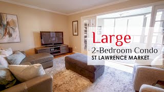Large 2 Bedroom Condo At St Lawrence Market, Toronto (25 George St #705)