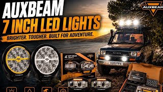 I Installed AUXBEAM 7” LED Lights on My Land Cruiser! 🔥 HUGE Upgrade
