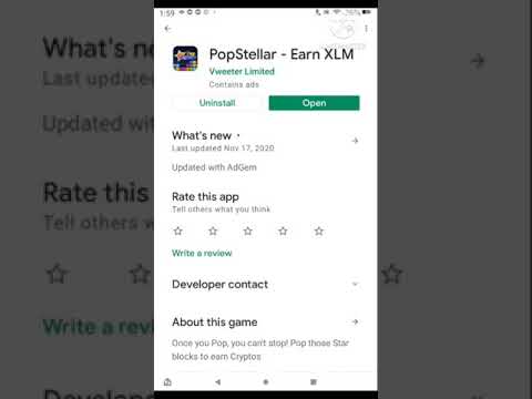 PopStellar - Earn XLM | App Review, Withdrawal And Payment Proof