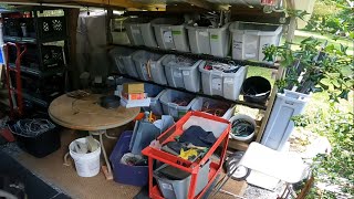 A Quick Dumpster Dive & Look At My (Messy) Scrap Area