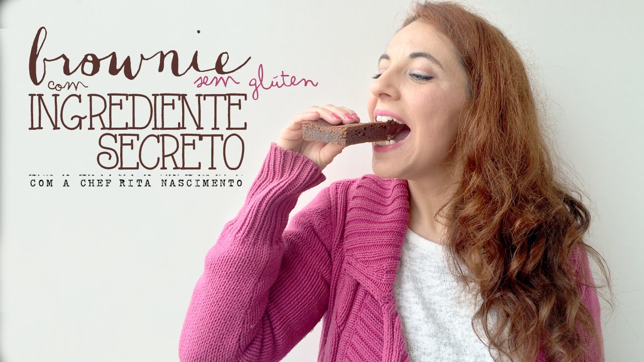 BROWNIE COM INGREDIENTE SECRETO - SEM GLÚTEN