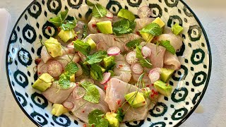 Deliciously Simple Kingfish Ceviche