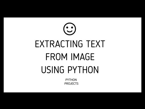 Extracting Text from Image using Python Programm |  Python Scripts