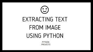 Extracting Text from Image using Python Programm |  Python Scripts