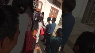 Rushing Hours at DBHSS School Wokha. Books purching time.