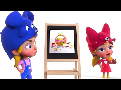 Compilation of musical cartoons with Nursery Rhymes & Simple Songs by Funny Hats