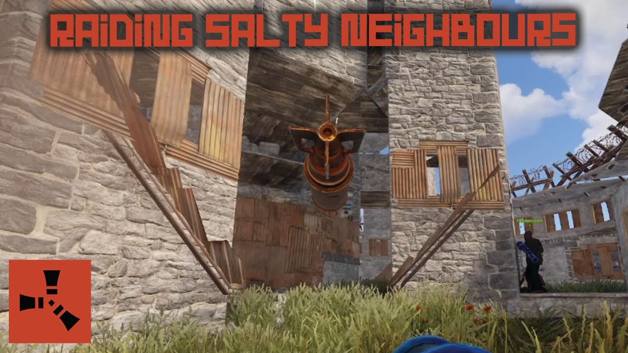 We Raided Our Salty Neighbours in Rust - YouTube