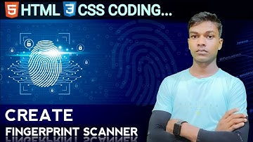 Fingerprint Scanner बनाइये अब Coding से | Using html & CSS | #htmltutorial #cssanimation #js