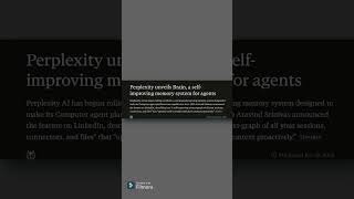 Perplexity's New Brain Feature Just Changed AI Forever
