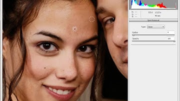 Spot Removal and Red Eye Tools in Photoshop