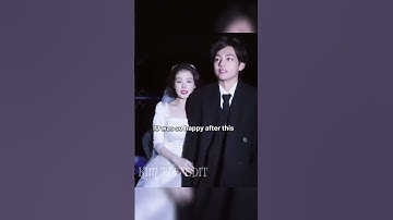 The way taehyung🐻 helped IU😍💜 when she shivering in cold🥺#bts #taehyung #shorts