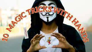 10 Magic Tricks With Hands That Every One Can Do| Revealed 🙌🙌🙌😱😱😇😇😇🪄🪄🪄How to do magic?