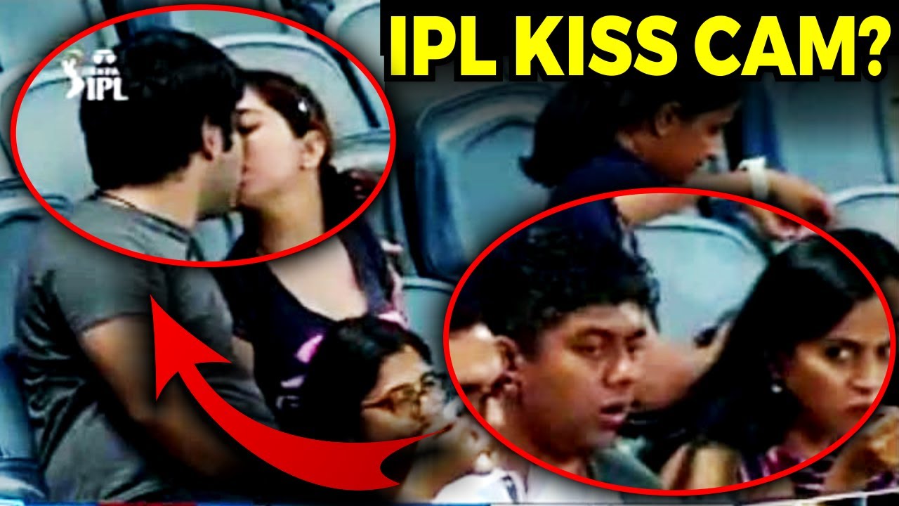 Couple Kissing during GT vs DC Match Kiss Cam in IPL 2022 Gujarat