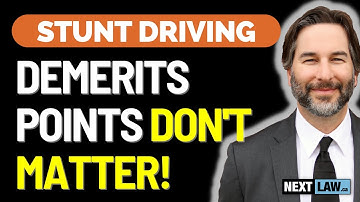 Stunt Driving Demerit Points Don’t Matter