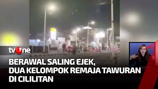 2 Kelompok Remaja Tawuran di Cililitan, 4 Orang Ditangkap | Kabar Pagi tvOne