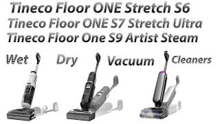 TINECO Floor ONE Stretch S6 ONE S7 Stretch Ultra One S9 Artist Steam Wet Dry Floor Washers