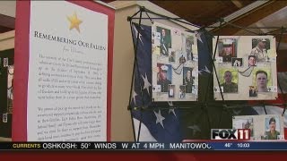 Fallen veterans remembered at memorial
