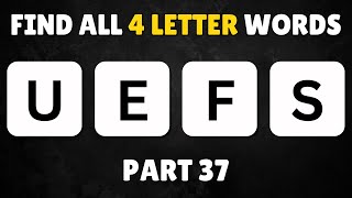 Challenge Accepted! Spot the 4-Letter Words 💡