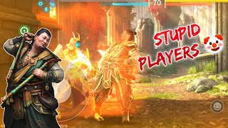 Most stupid SFA players 🤡 || shadow fight 4: arena